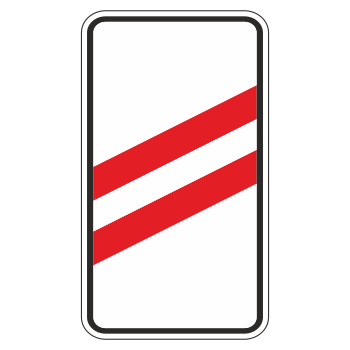 Дорожный знак 1.4.2 «Приближение к железнодорожному переезду» (металл 0,8 мм, III типоразмер: 450х900 мм, С/О пленка: тип А коммерческая)