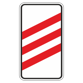 Дорожный знак 1.4.1 «Приближение к железнодорожному переезду» (металл 0,8 мм, II типоразмер: 350х700 мм, С/О пленка: тип А инженерная)